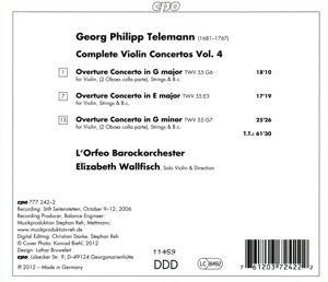 COMPLETE VIOLIN CONCERTOS VOL.4<br/><h5>Megjelenés: 2012-05-11</h5>