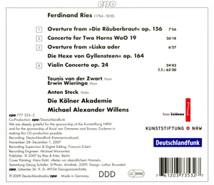 CONCERTOS & OVERTURES:VIOLINCONCERTO OP.24<br/><h5>Megjelenés: 2009-08-20</h5>