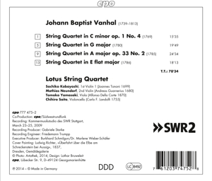 STRING QUARTETS<br/><h5>Megjelenés: 2014-11-11</h5>