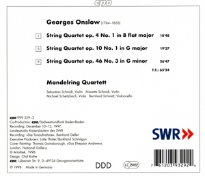 STRING QUARTETS VOL.2<br/><h5>Megjelenés: 1998-05-15</h5>