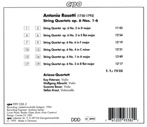 STRING QUARTETS OP.6<br/><h5>Megjelenés: 1998-05-01</h5>