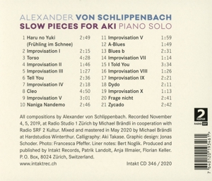 SLOW PIECES FOR AKI<br/><h5>Megjelenés: 2020-10-02</h5>