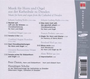 MUSIC FOR HORN & ORGAN FR<br/><h5>Megjelenés: 2008-02-01</h5>