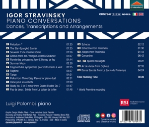 STRAVINSKY: PIANO CONVERSATIONS - DANCES, TRANSCRIPTIONS & ARRANGEMENTS<br/><h5>Megjelenés: 2022-04-01</h5>