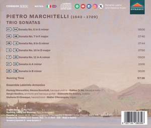 MARCHITELLI: TRIO SONATAS<br/><h5>Megjelenés: 2024-08-16</h5>