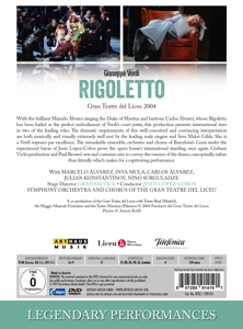 RIGOLETTO - LEGENDARY PERFORMANCES<br/><h5>Megjelenés: 2015-09-29</h5>