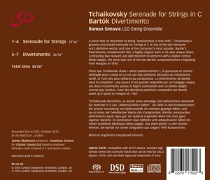 SERENADE FOR STRINGS/DIVERTIMENTO FOR STRING ORCHESTRA<br/><h5>Megjelenés: 2014-11-04</h5>