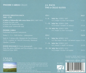 6 CELLO SUITES<br/><h5>Megjelenés: 2003-09-01</h5>