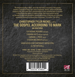 NICKEL-THE GOSPEL ACCORDING TO MARK (AN ORATORIO)<br/><h5>Megjelenés: 2023-04-07</h5>