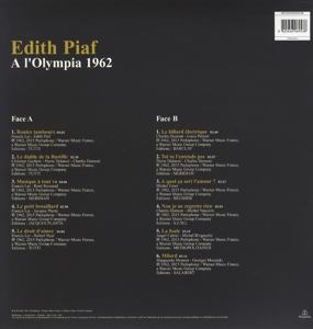 A L'OLYMPIA 1962 (LTD.ED.)<br/><h5>Megjelenés: 2022-02-04</h5>