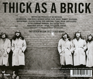 JETHRO TULL THICK AS A BRICK (CD) | Lemezkuckó CD bolt