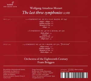 LAST THREE SYMPHONIES (LES TROIS DERNIERES SYMPHONIES)<br/><h5>Megjelenés: 2014-05-01</h5>