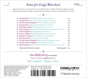 ARIAS FOR LUIGI MARCHESI<br/><h5>Megjelenés: 2015-09-07</h5>