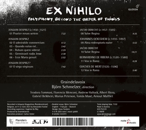 OCKEGHEM, DE WERT & OBRECHT: EX NIHILO: POLYPHONY BEYOND THE ORDER OF THINGS<br/><h5>Megjelenés: 2024-10-04</h5>