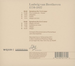 BEETHOVEN SINFONIEN 5 & 7<br/><h5>Megjelenés: 2012-10-01</h5>