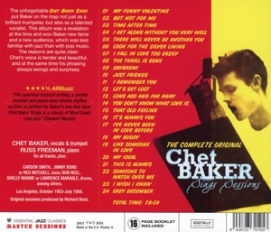 THE COMPLETE ORIGINAL CHET BAKER SINGS SESSIONS<br/><h5>Megjelenés: 2024-01-26</h5>