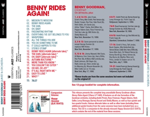 BENNY RIDES AGAIN<br/><h5>Megjelenés: 2011-05-16</h5>