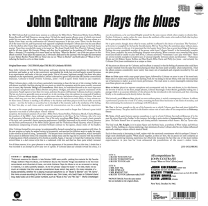 COLTRANE PLAYS THE BLUES<br/><h5>Megjelenés: 2011-06-10</h5>