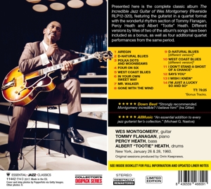 INCREDIBLE JAZZ GUITAR OF WES MONTGOMERY<br/><h5>Megjelenés: 2021-01-15</h5>