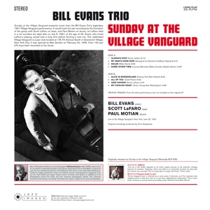 SUNDAY AT THE VILLAGE VANGUARD<br/><h5>Megjelenés: 2018-06-07</h5>