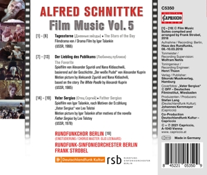 SCHNITTKE: FILM MUSIC VOL. 5<br/><h5>Megjelenés: 2021-10-01</h5>