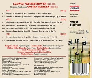 BEETHOVEN - THE MAHLER RE-ORCHESTRATIONS<br/><h5>Megjelenés: 2024-06-07</h5>