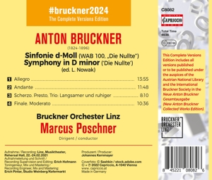 BRUCKNER: SYMPHONIE DIE NULLTE<br/><h5>Megjelenés: 2022-02-04</h5>