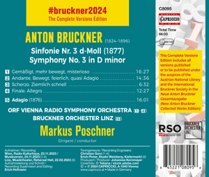 BRUCKNER: SYMPHONY NO. 3 IN D MINOR - 1877 VERSION<br/><h5>Megjelenés: 2024-06-07</h5>