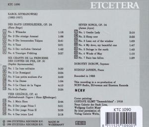 4 SONGS CYCLES<br/><h5>Megjelenés: 1993-11-04</h5>