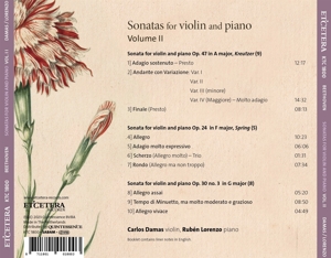 BEETHOVEN COMPLETE VIOLIN SONATAS VOL.2<br/><h5>Megjelenés: 2023-08-25</h5>