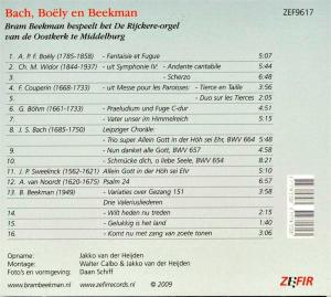 BACH, BOELY EN BEEKMAN<br/><h5>Megjelenés: 2009-06-18</h5>