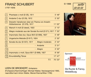 SCHUBERT: PIANO WORKS<br/><h5>Megjelenés: 2011-03-24</h5>