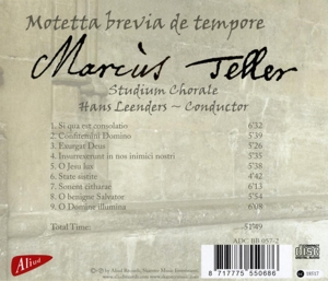 MOTETTA BREVIA DE TEMPORE<br/><h5>Megjelenés: 2012-02-03</h5>