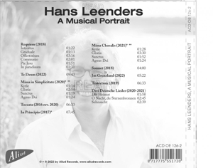 HANS LEENDERS, A MUSICAL PORTRAIT<br/><h5>Megjelenés: 2022-11-11</h5>