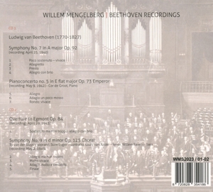 BEETHOVEN: SYMPHONIES NO. 7 & 9, PIANO CONCERTO NO. 5, EGMONT OVERTURE<br/><h5>Megjelenés: 2024-05-03</h5>