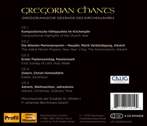 GREGORIAN CHANTS<br/><h5>Megjelenés: 2015-04-01</h5>