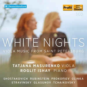 WHITE NIGHTS: VIOLA MUSIC FROM ST. PETERSBURG<br/><h5>Megjelenés: 2021-11-05</h5>