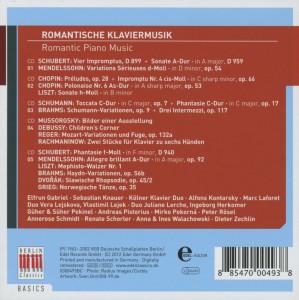 ROMANTISCHE KLAVIERMUSIK<br/><h5>Megjelenés: 2012-10-26</h5>