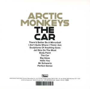 ARCTIC MONKEYS THE CAR (CD) | Lemezkuckó CD bolt