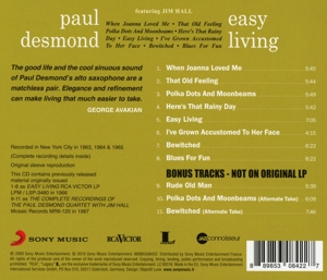 DESMOND, PAUL Easy Living (CD) | Lemezkuckó CD bolt