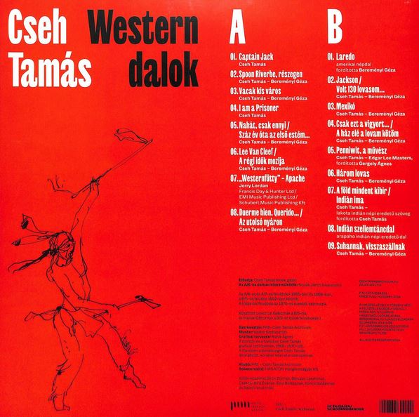 Cseh Tamás Western dalok (Vinyl LP) | Lemezkuckó CD bolt