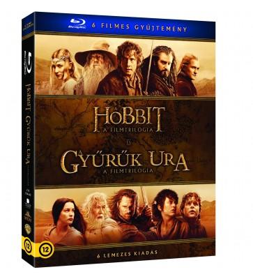 Hobbit és Gyűrűk Ura trilógia egyben (6 Blu-Ray) (BLU-RAY) | Lemezkuckó CD bolt