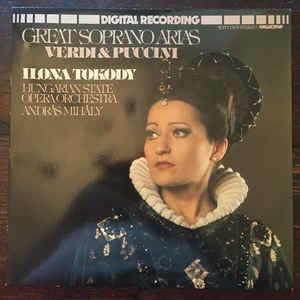 Tokody Ilona Great Soprano Arias Verdi & Puccini (Vinyl LP) | Lemezkuckó CD bolt