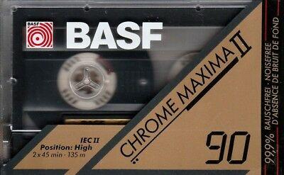 BASF 90 Chrome Maxima II audio kazetta (Audio Cassette) | Lemezkuckó CD bolt