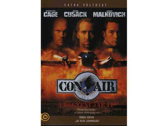 CON AIR - FEGYENCJÁRAT (EXTRA VÁLTOZAT) CON AIR - FEGYENCJÁRAT (EXTRA VÁLTOZAT) Nicolas Cage, John Cusack, John Malkovich, Steve Buscem (DVD) | Lemezkuckó CD bolt