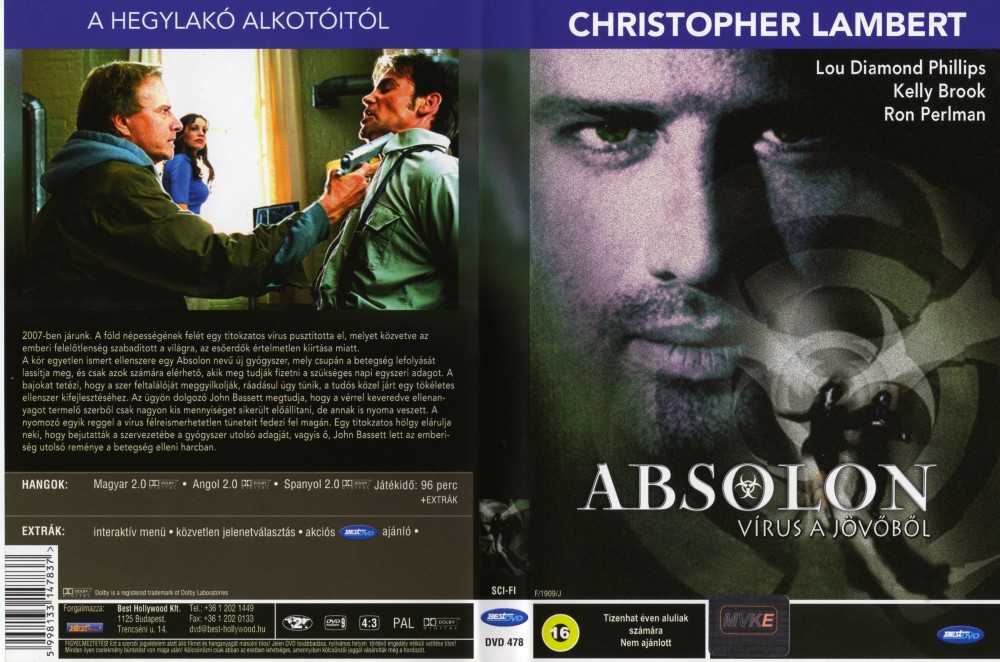 ABSOLON VÍRUS A JÖVŐBŐL (DVD) | Lemezkuckó CD bolt