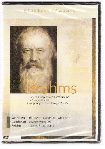 Brahms, Johannes Goldline Classics - Concerto for piano and orchestra no 2 in B major Op. 83 ... (DVD) | Lemezkuckó CD bolt