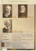 Saint Saens - Brahms - Tchaikovsky Goldline Classics -  Concerto For Violoncello And Orchestra No 1 In A Major Minor Op.33... (DVD) | Lemezkuckó CD bolt