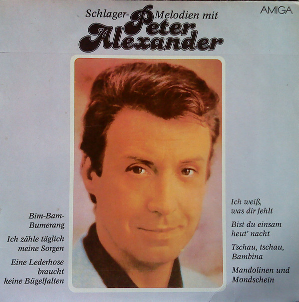 Peter Alexander Schlager-Melodien Mit Peter Alexander (Vinyl LP) | Lemezkuckó CD bolt