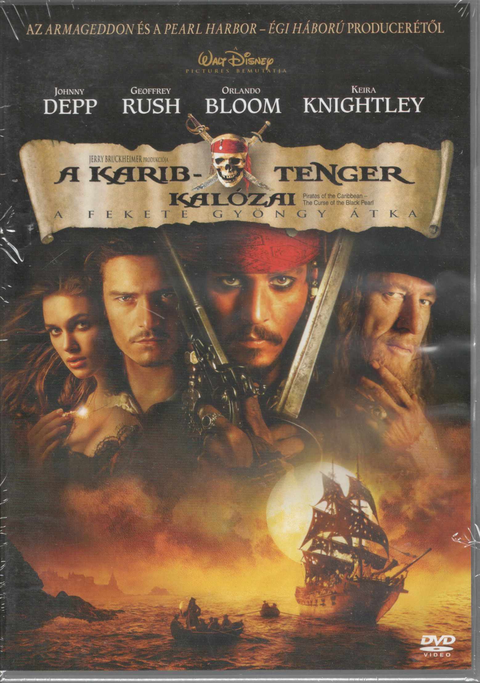 A Karib-tenger kalózai 1. - A fekete gyöngy átka A Karib-tenger kalózai 1. - A fekete gyöngy átka (1 lemezes) (DVD) | Lemezkuckó CD bolt